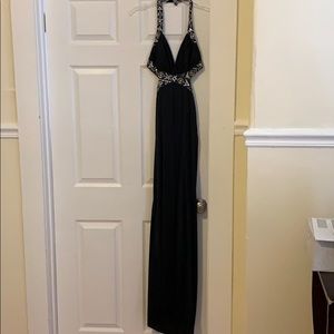 Black prom style dress